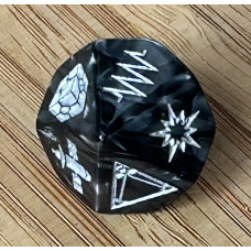 XWA Scenario Die (black pearlescent/silver)