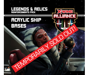 XWA Legends and Relics Acrylic Ship Bases Kit
