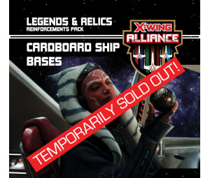 XWA Legends and Relics Cardboard Ship Bases Kit